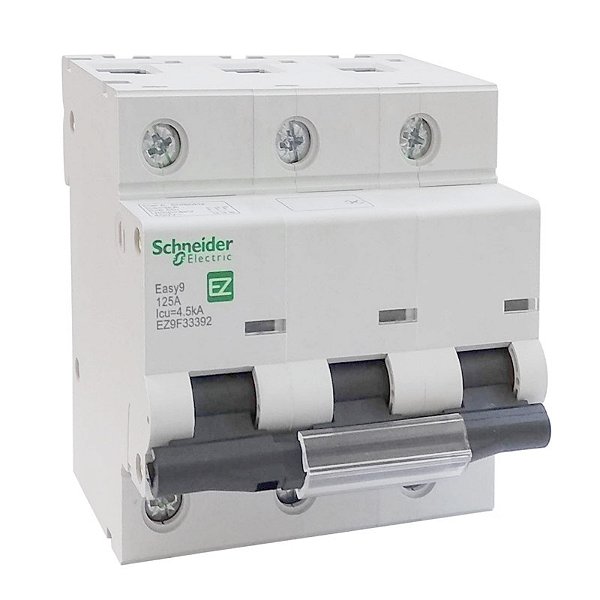 Disjuntor Trifásico 125A CURVA C 3KA SCHNEIDER ELETRIC