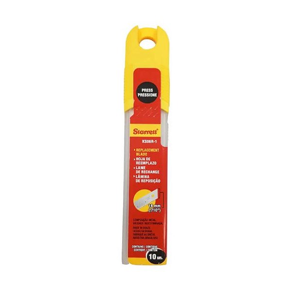 Lamina Para Estilete 18mm 10 Unidades Starrett