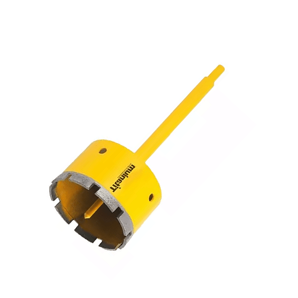 Serra Copo Diamantado 130mm Com Haste Titanium
