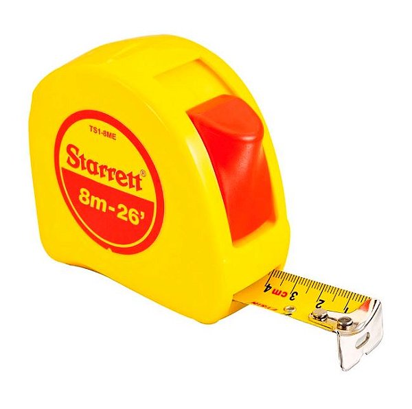 Trena de Aco Com Trava 8 Metros 26mm Starrett