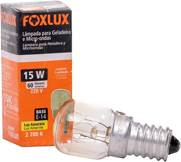 Lampada Para Geladeira e Micro-Ondas 15W 220V