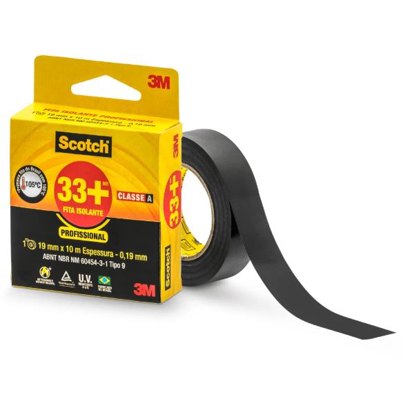 Fita Isolante Scotch 33+ 19mm X 10m 3M