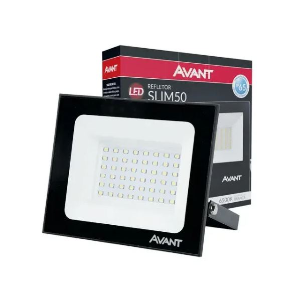 Refletor LED Slim 50W 3000K AVANT