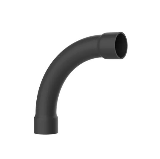 Curva Com Bolsa Para Eletroduto PVC 3/4 Polegada Rígido Preto