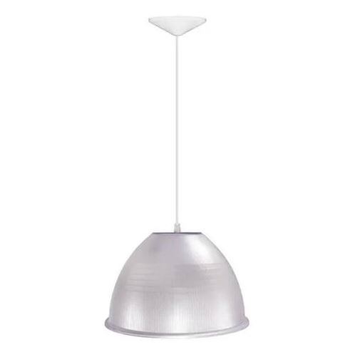 Luminária Prismática Pendente De Acrílico 16 Polegadas Com Cabo