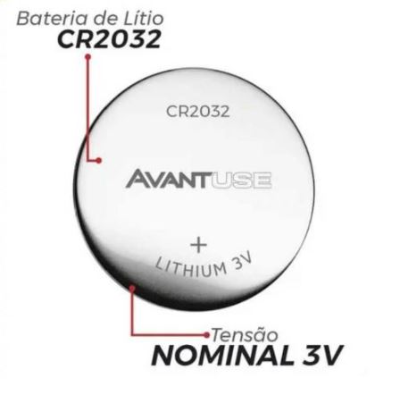 Pilha De Lítio 3V CR2032 Avant