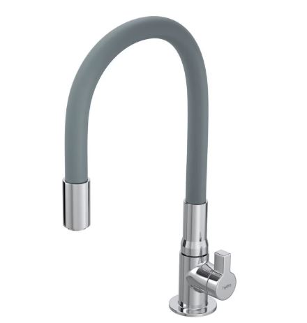 Torneira Flexível De Bancada Para Cozinha HydraMotion Cinza
