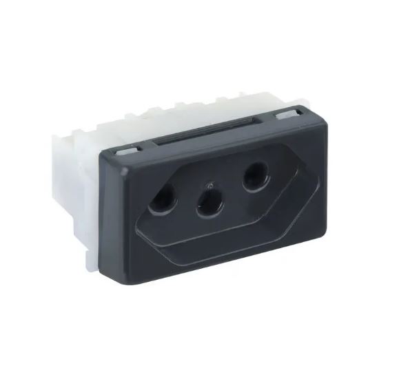 Modulo Tomada 2P+T 10A Grafite Tramontina
