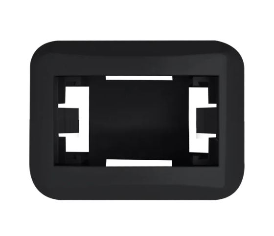 Caixa de Sobrepor Para 1 Modulo Preto Pezzi 50.000