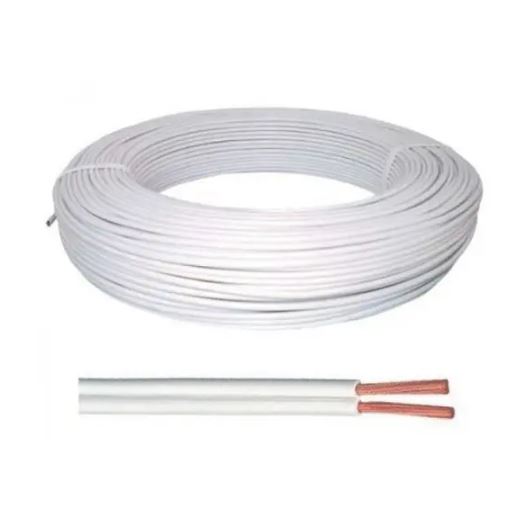 Cabo Paralelo 2x0,75mm Branco Corfio