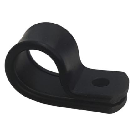 Fixador Para Cabo De Nylon Preto 6,6 mm 1/4 Serrana