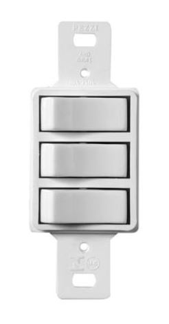 Interruptor Com 3 Teclas 10A 250V Branco Sem Placa 40.000 Pezzi