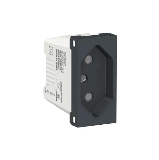 Módulo De Tomada 2P+T 10A Orion Cor Grafite Schneider Eletric