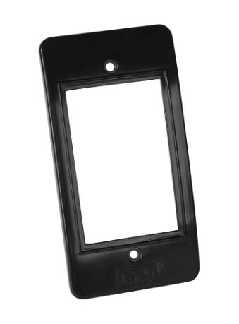 Placa E Suporte Para Condulete De 3 Módulos 1" Preto Inpol