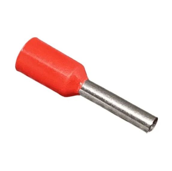 Terminal Tubular Simples para Cabo de 1mm
