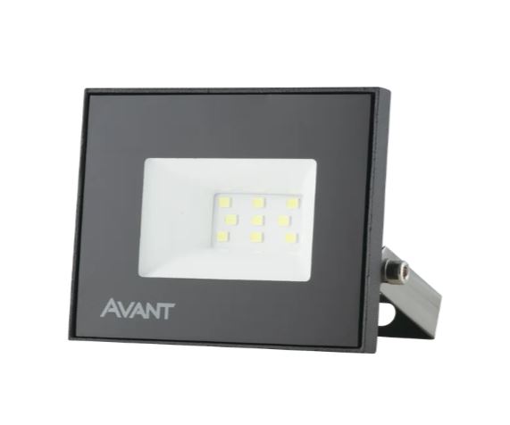 Refletor LED Verde 10W IP65 De Alumínio Preto Avant