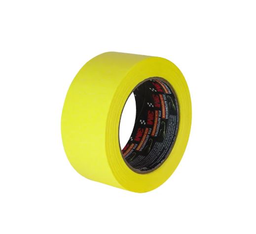 Fita Crepe Automotiva 3M De Alta Performance Amarela 48mm X 40m