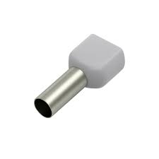 Terminal Tubular Duplo Para Cabo de 4mm