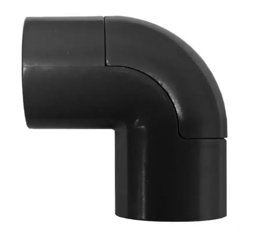 Joelho para Eletroduto PVC 1/2 Polegada Rígido Preto