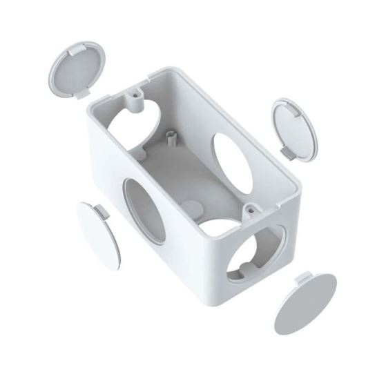 Caixa Condulete PVC 1/2 e 3/4” Para 5 Entradas Branco Inpol