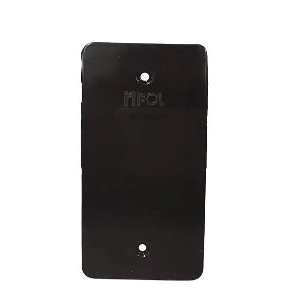 Tampa Cega Para Condulete 1" PVC Preto