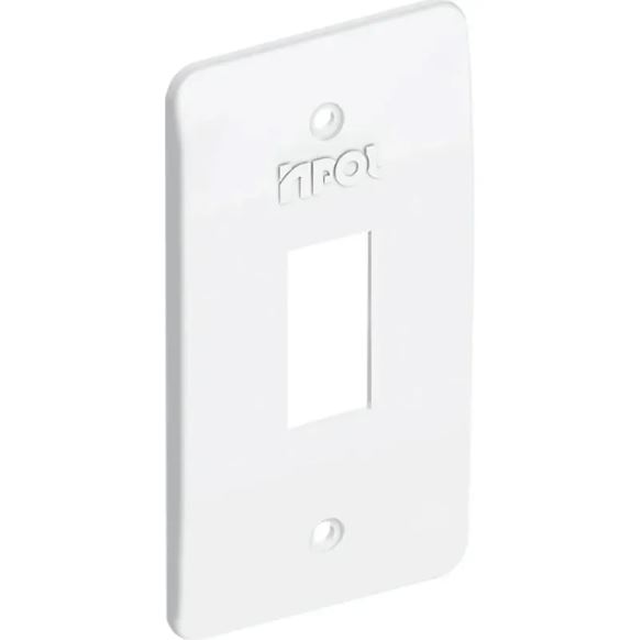 Tampa Para Tecla Vertical de Condulete 1/2" e 3/4" Branco