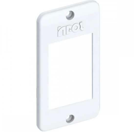 Placa E Suporte Para Condulete De 3 Módulos Pezzi 1" Branco Inpol