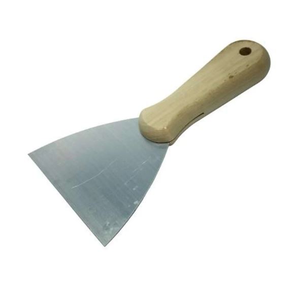 Espátula Rígida Com Cabo Madeira 10cm Dtools