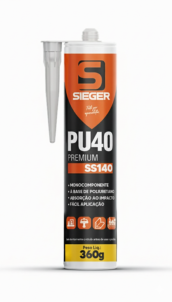 Silicone PU 40 Premium Cinza 360g SS140 Sieger
