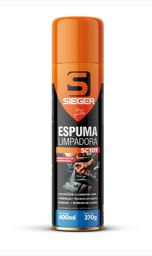 Espuma Limpadora 400ml SC109 Sieger