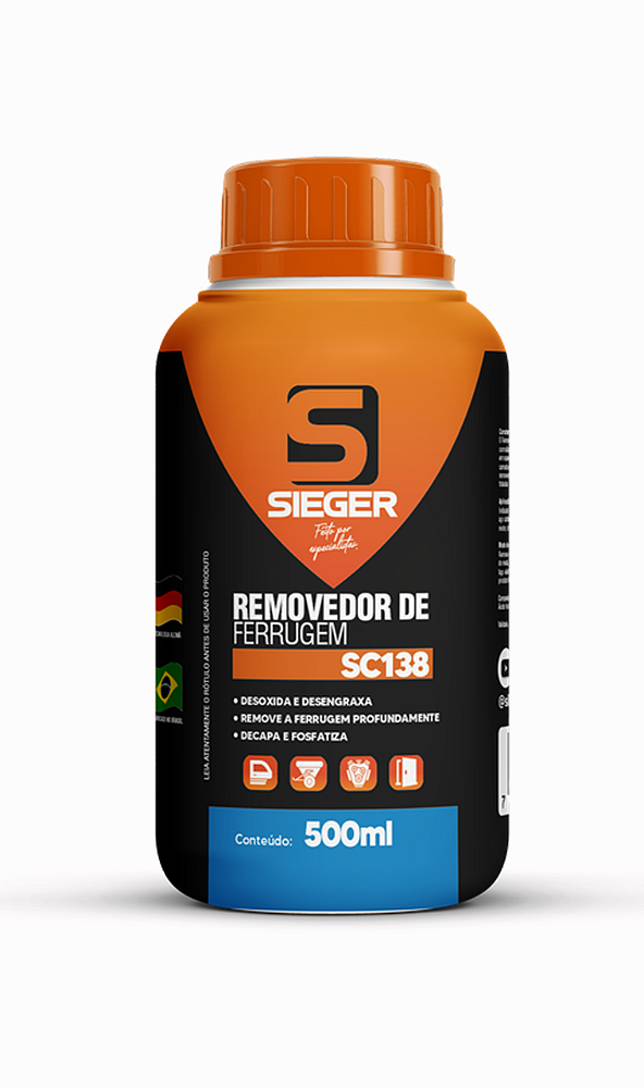 Removedor de Ferrugem 500ML SC138 Sieger