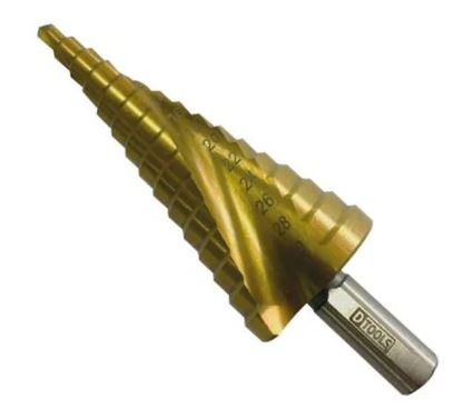 Broca Escalonada Titânio de 4 à 32mm Dtools