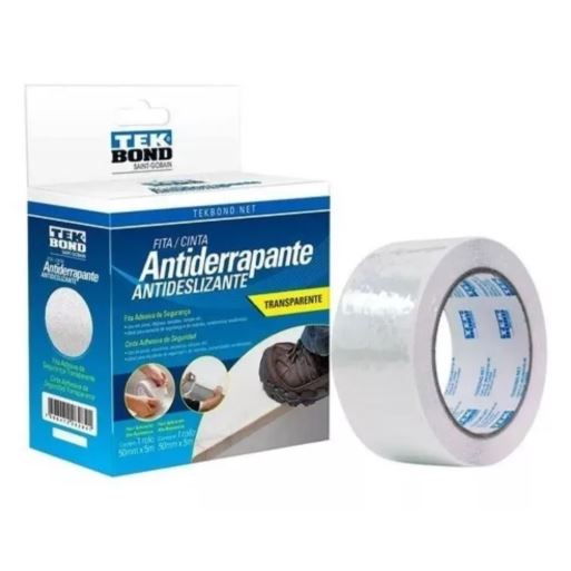 Fita Anti Derrapante Transparente 50 mm x 5 m