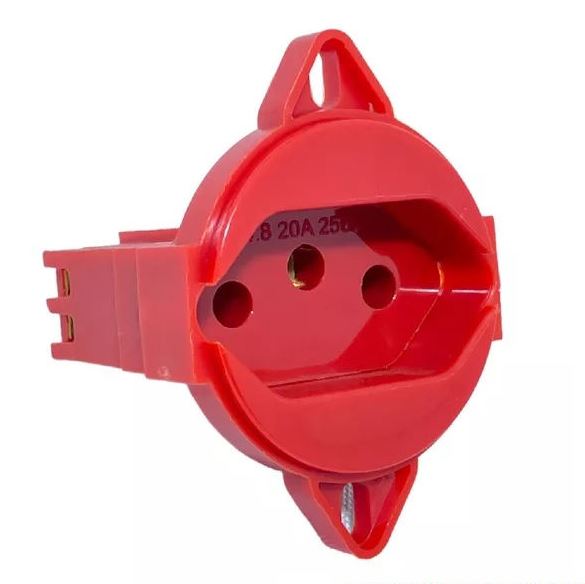 Tomada Para Piso Embutida Redonda 2P+T 20A Sem Haste Weg