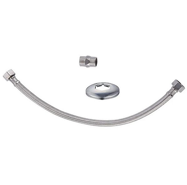 Engate Flexível de Inox 60cm Com Porca Mister