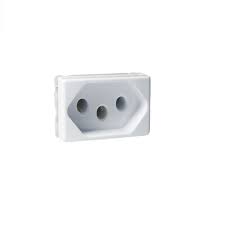 Modulo tomada 2P+T 10A Liz Tramontina Branco