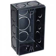 Caixa Embutida Para Alvenaria PVC 4x2 Preta