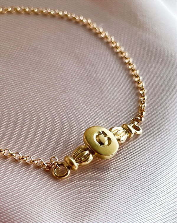Pulseira Bufante - ouro amarelo 18k