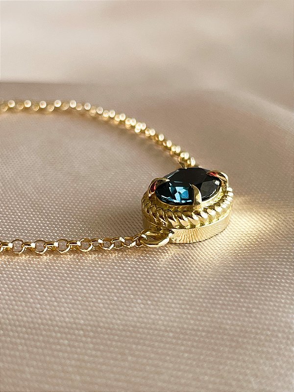 Pulseira Drina - ouro amarelo 18k e topázio London