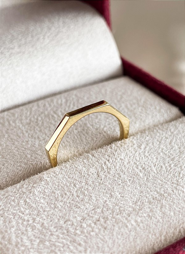 Anel Giverny - ouro amarelo 18k