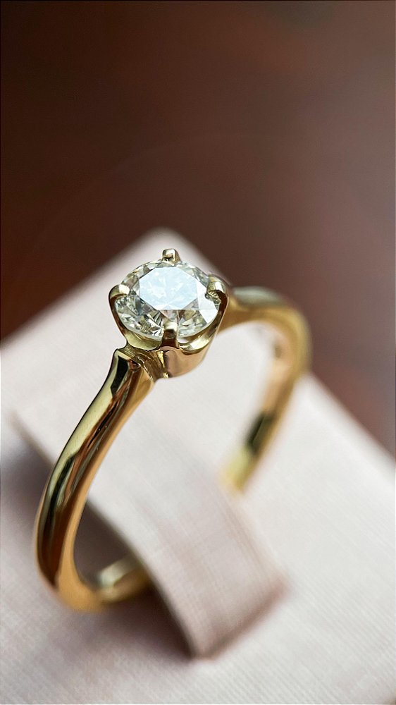 Anel Amour - ouro amarelo 18k e diamante