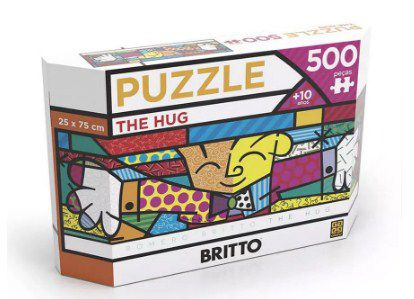 Quebra-Cabeça 500 Peças Romero Britto The Hug