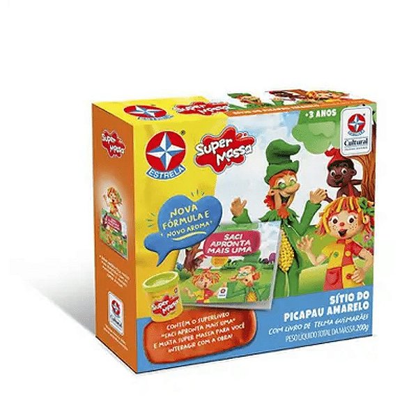 Livro quem amarrou a trança da Emília com Super Massa