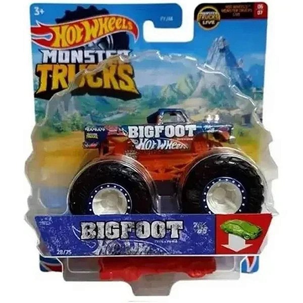 Carro Hot Wheels Monster Truck 1:64 Sortidos