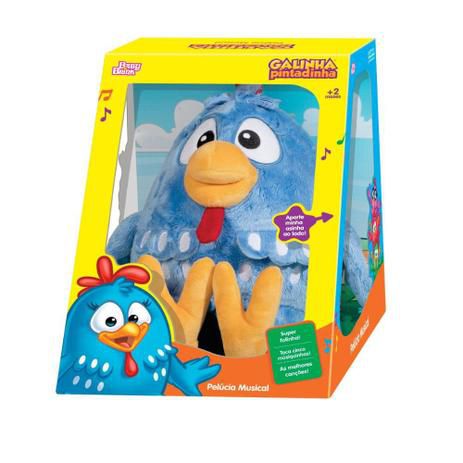 Pelúcia Galinha Pintadinha Mecanizada