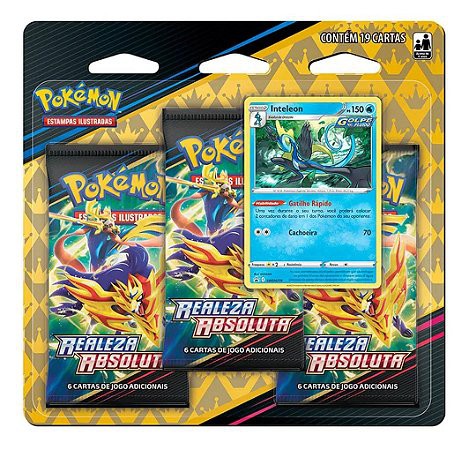 Pokémon EE12 Realeza Absoluta Blister Triplo