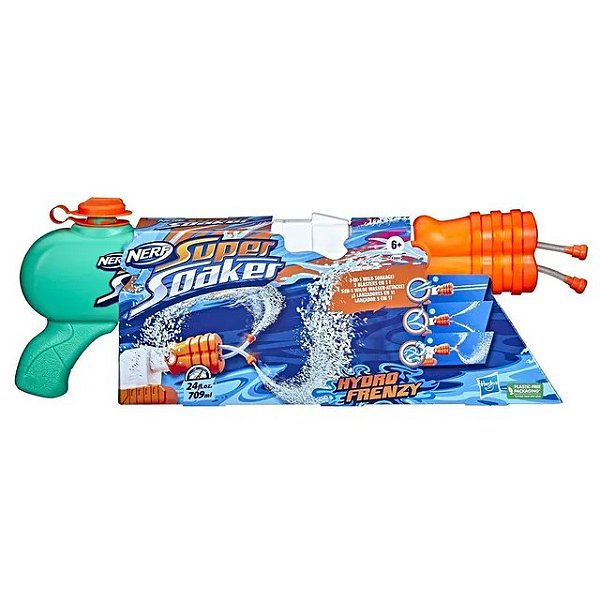 Lançador de Água Nerf Super Soaker Hydro Frenzy