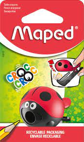 Apontador Maped Blister Croc Croc Easy C/ Depósito