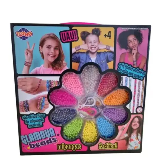 Kit Miçangas Glamour Beads Fashion C/ Acessórios