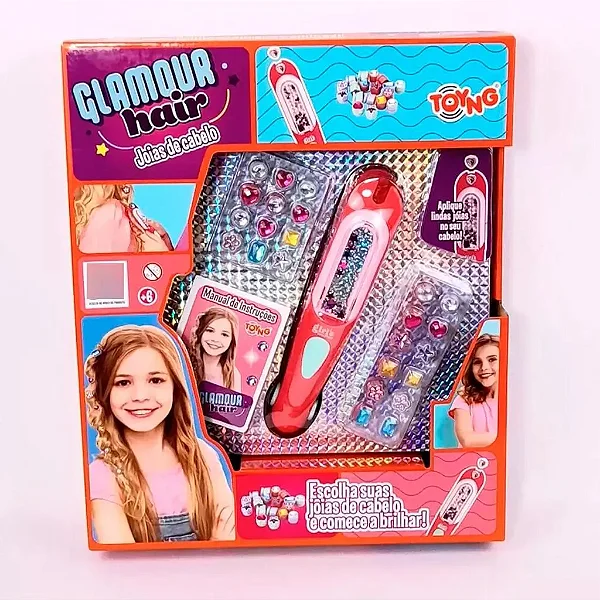 Kit Decora Cabelo Glamour Hair